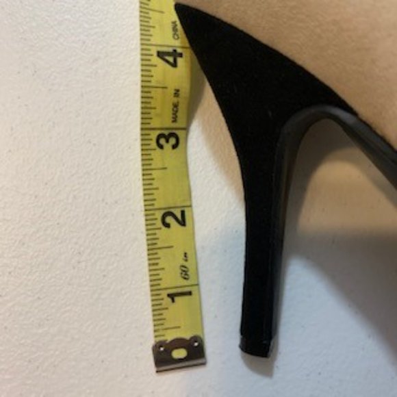 Chinese Laundry suede red beige two times heel women's Sz 8.5 - Picture 4 of 8